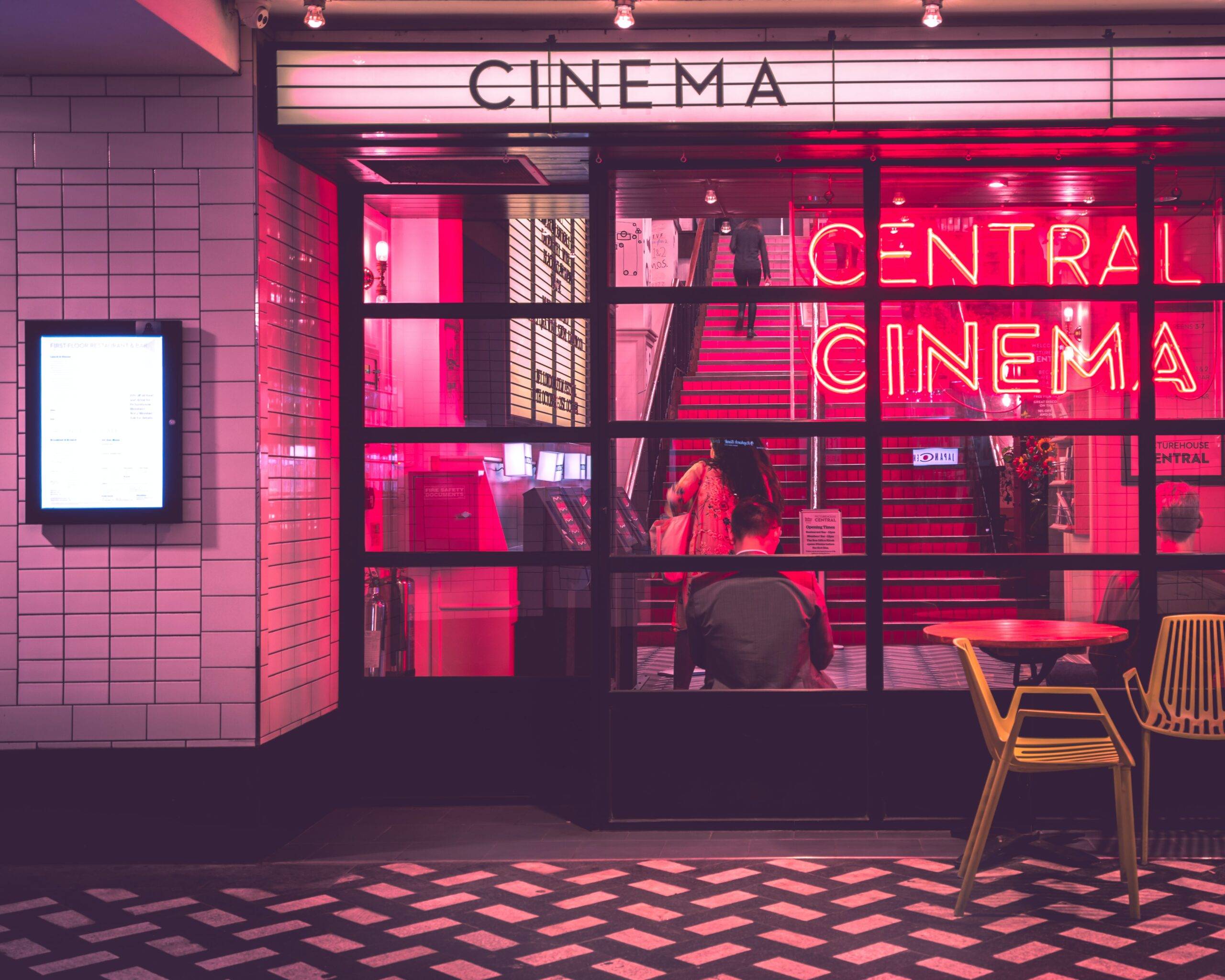 People inside a cinema.