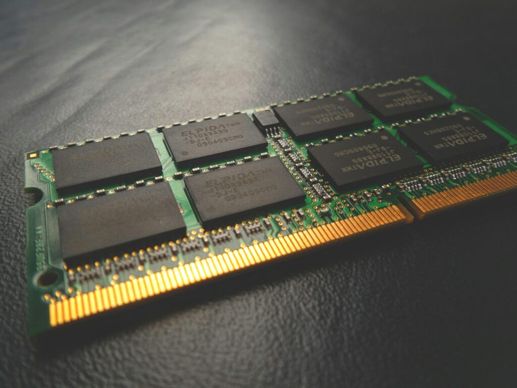 Computer Parts: RAM on the desk