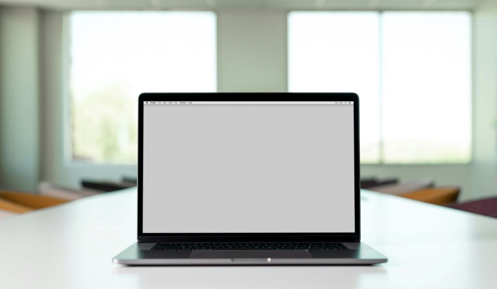 Sacramento MacBook Pro hardware repair: a MacBook on a table