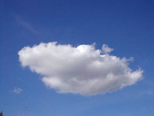 Cloud in sky