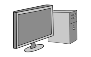 Desktop computer graphic