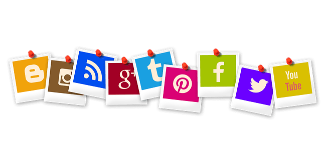 Social media icon graphic