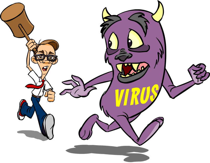 Nerd chasing virus