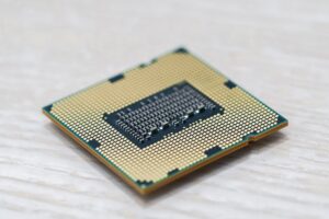 a CPU chip