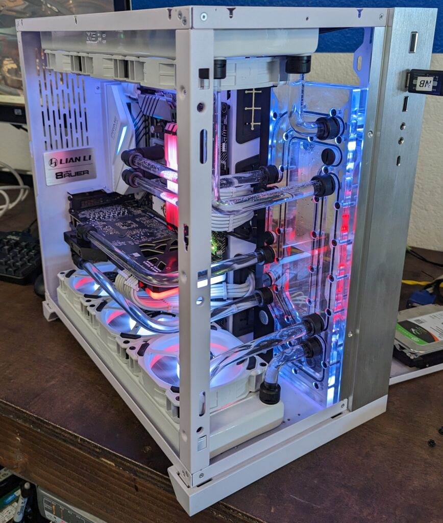 A Nerds' Redding custom gaming computer built in shop.