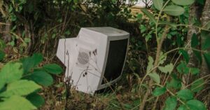 Fresno E-Waste Recycling Services: Computer in field