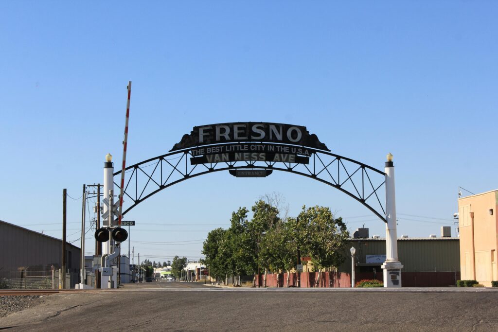 Fresno E-Waste: Fresno Arch way