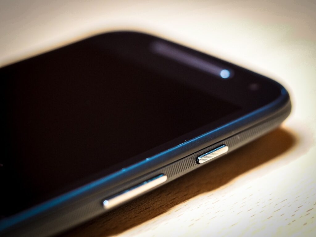 Close up of a Motorola phone repair