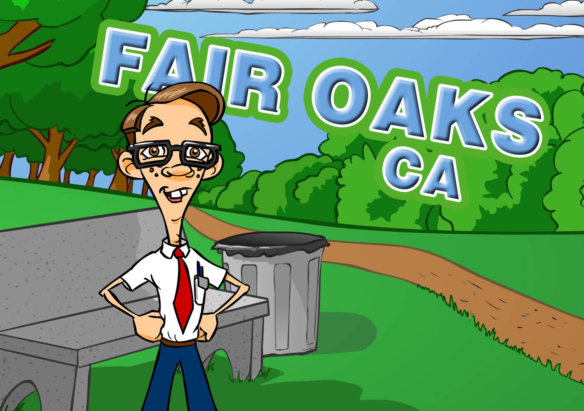 Nerds On Call Fair Oaks Computer repair graphic.