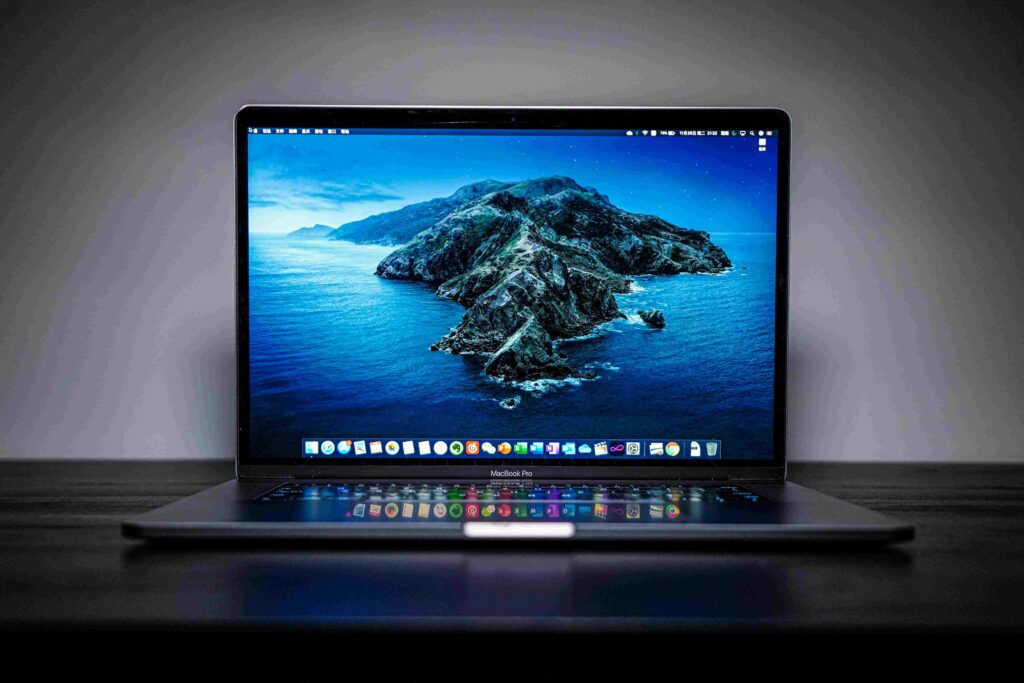 MacBook Pro on a desk