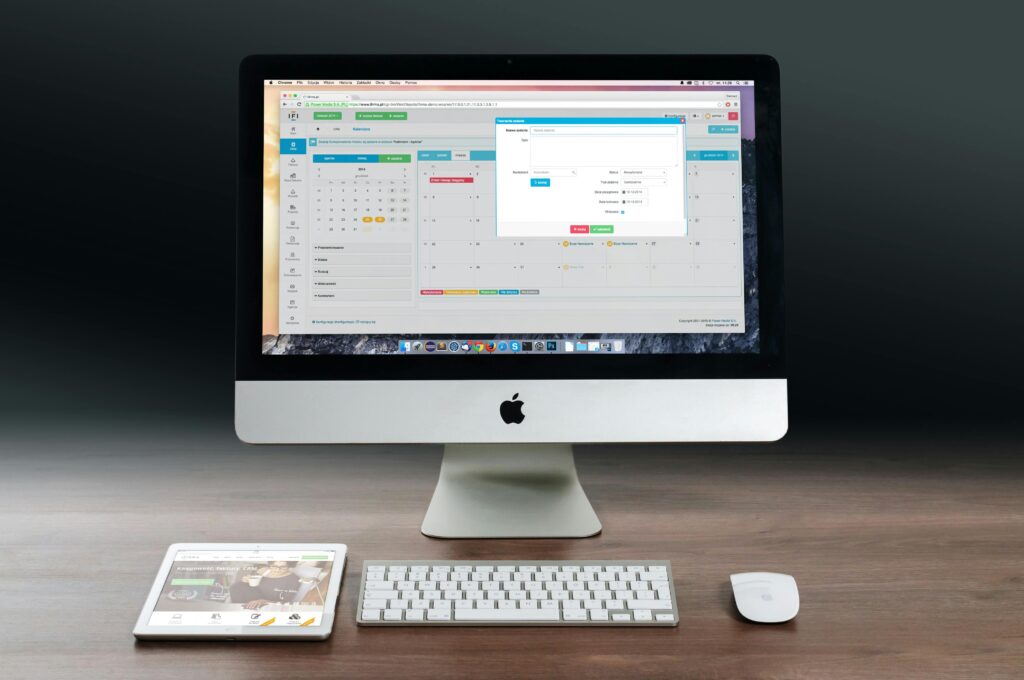 Roseville Mac Tuneup: A Mac on a desk