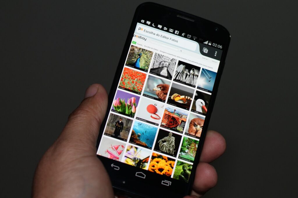 Motorola phone repair Fresno - a person holding a Motorola phone