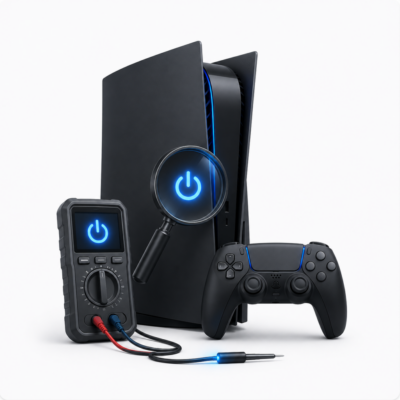 console icon with power issues