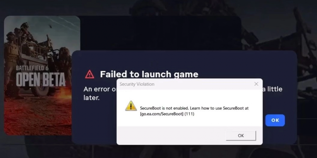 Battlefield Secure Boot Error